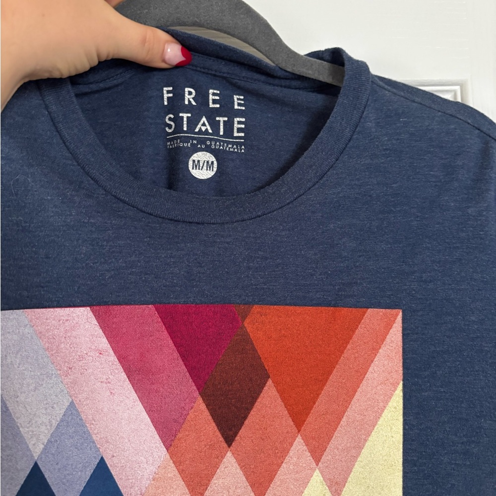 Free State Navy Geometric Tee - Picture 2 of 2